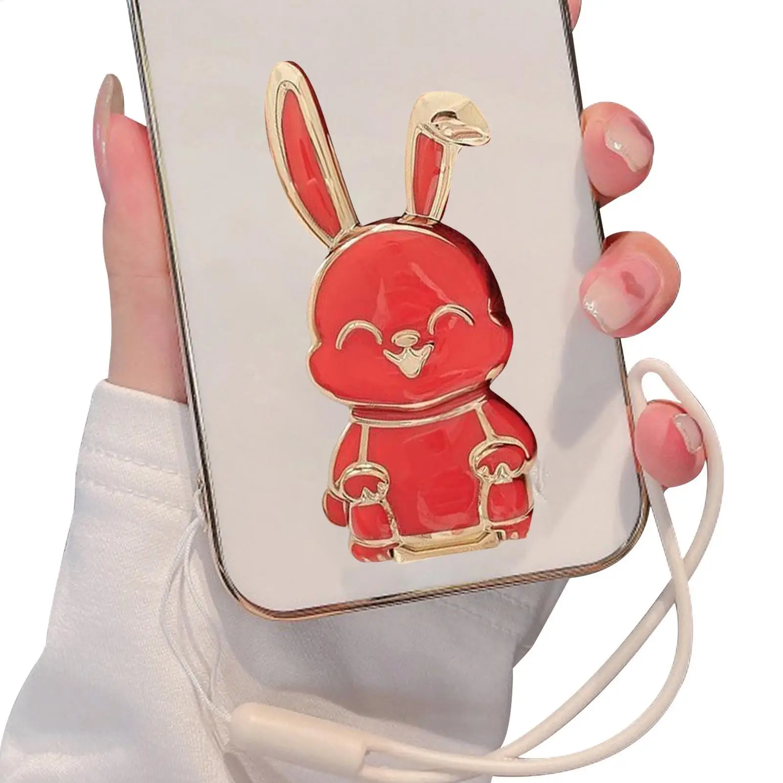 Rabbit Bracket Foldable Bunny Phone Bracket Rabbit Holder Stand Phone Case Cute Rabbit Bracket Rabbit Stand Bracket
