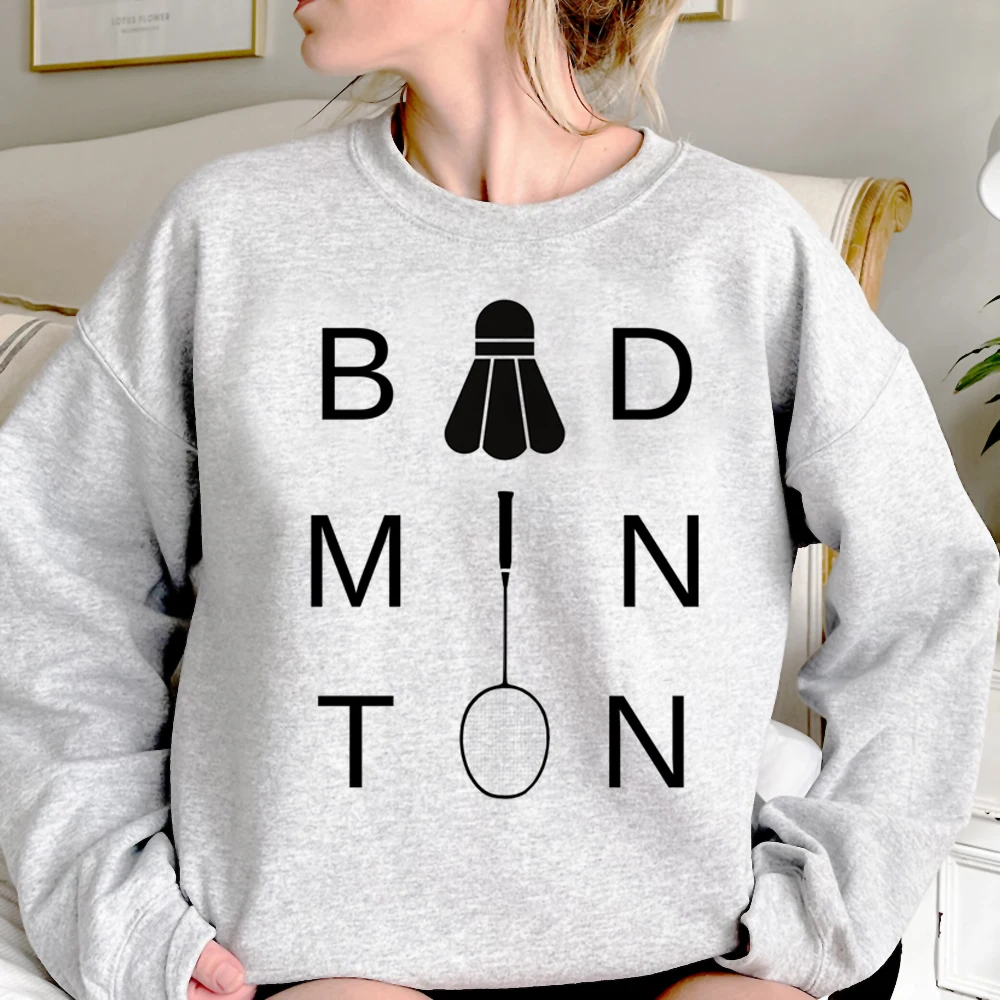 Badminton hoodies women 2023 gothic 90s funny sweatshirts Hood female harajuku clothes