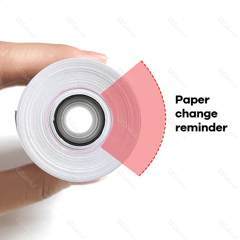 80mm White Thermal Receipt Paper Fit With Mini Portable 3inch Thermal Printer Compatible Mobile  3/6/10/20 Rolls Plus Version