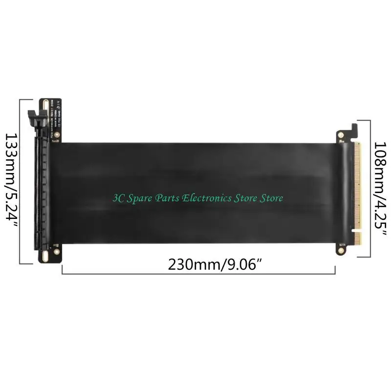 Câble d'extension carte graphique SZ pleine vitesse PCIE X16 pour antibrouillage Vertical GPU