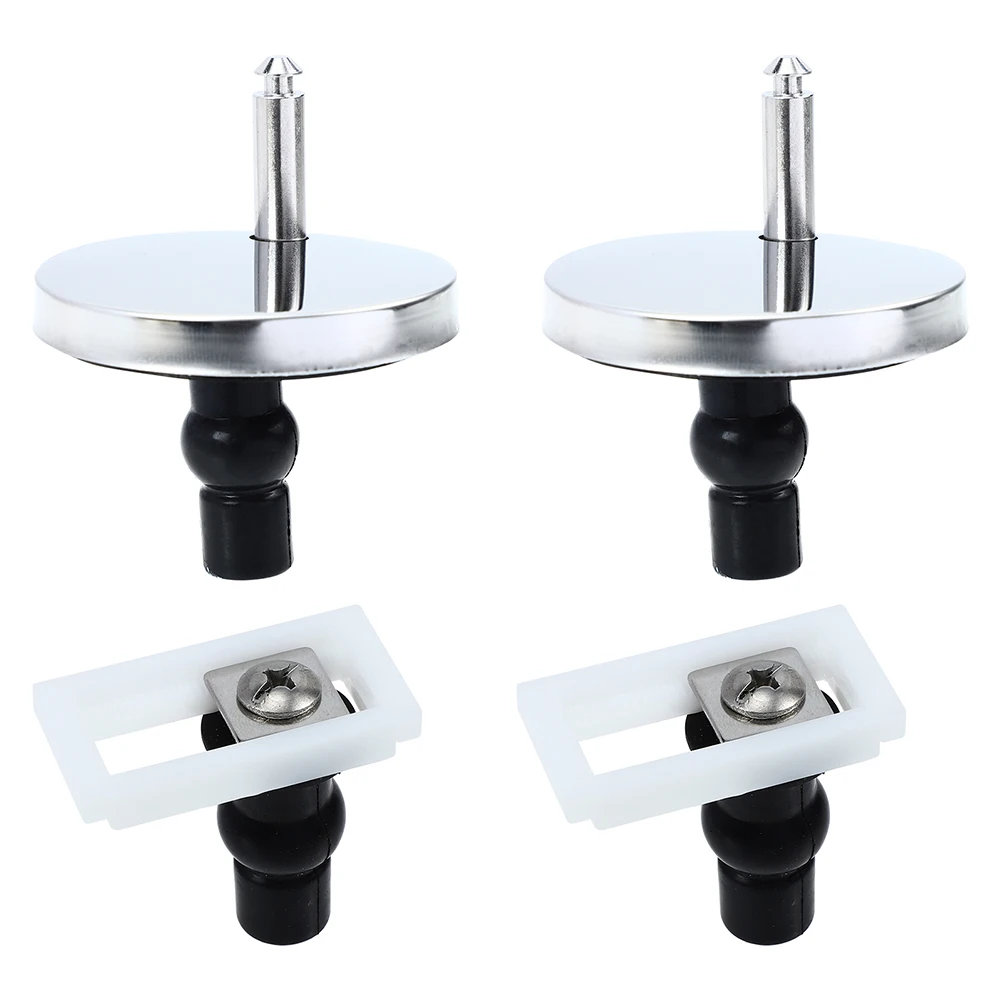 

1 set Universal Toilet Seat Screw Kit Child Proof Bolts Rubber Fittings Durable Practical Parts Accessories Bathroom Facilities