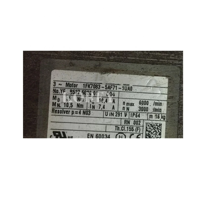 SERVO MOTOR 1FK7083-5AF71-1UA0 WITH SMI10 GOOD in CONDITION