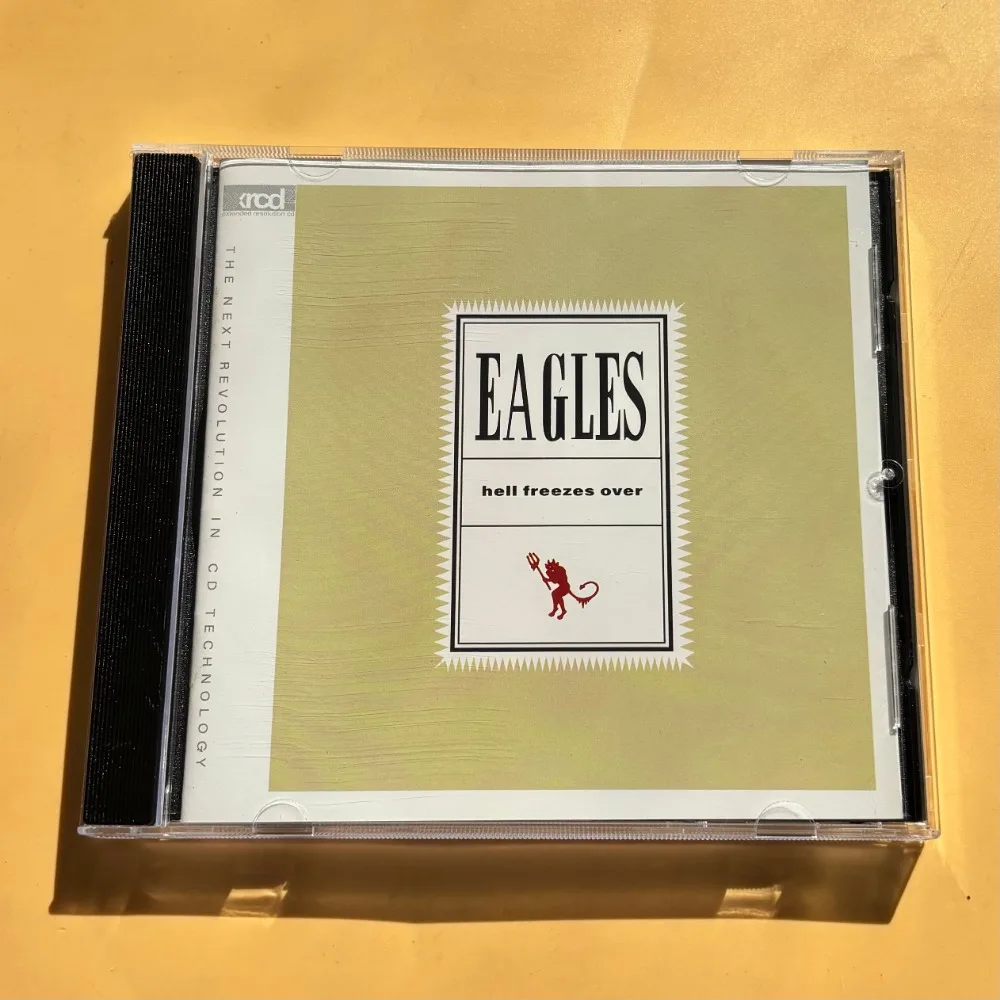 CD Eagles Hell Freezes Over, Gravação Audiophile, Álbum Ao Vivo Clássico do Rock da Califórnia, Remasterizado, Novo e Selado, Em Estoque