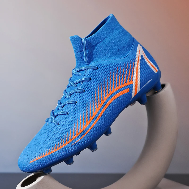 New TF/FG Football Boots Men's Soccer Shoes Professional Adults Football Cleats Anti-slip Quality Outdoor Grass Traingng Sneaker