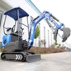 Made In China 1.2 Ton Crawler Small Digger Mini Backhoe Excavator Forestry Mulcher For Mini Excavator 1 Ton Hot Sale