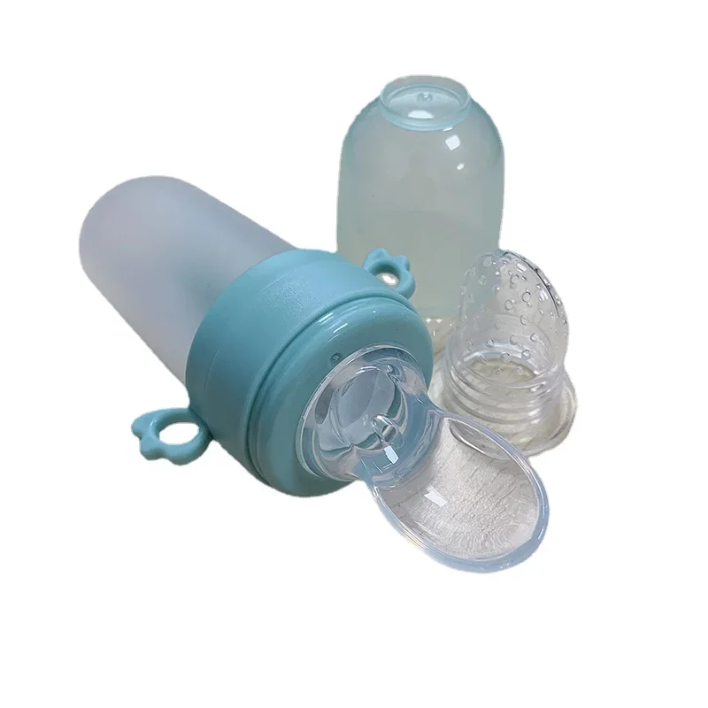 Sac à morsure en silicone pour nouveau-né, alimentation, manger, fruits, complémentaire, rajeunissement, riz, cuillère à céréales, outil de sucette, fournitures pour bébé