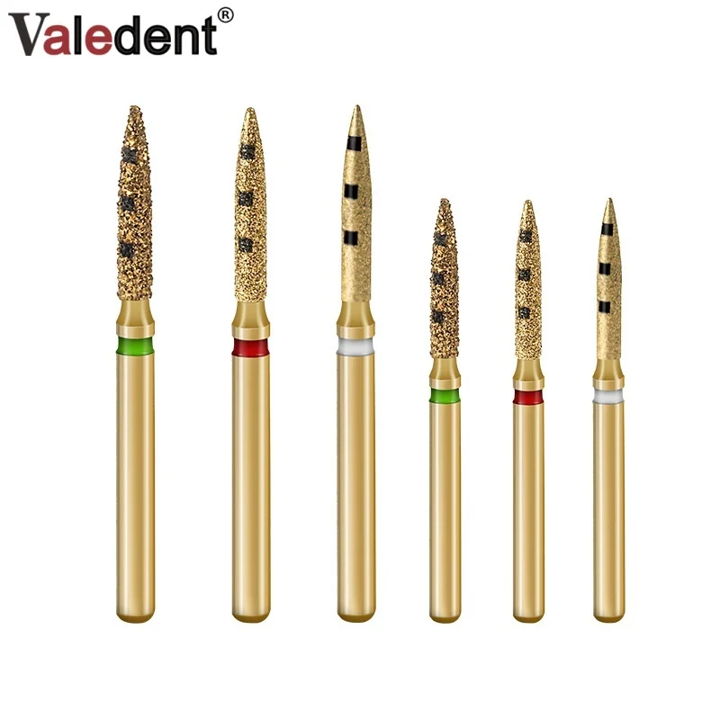 

Dental Vertical Full Crown Restoration Tool FG7906 Diamond Burs Preparation Kit BOPT Bur for Dentistry