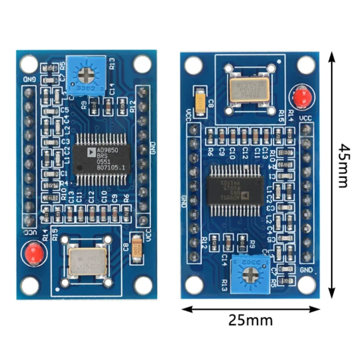 AD9850/9851 Module 125/180MHz DDS Signal Generator Module Sine Wave and Square Wave Generator