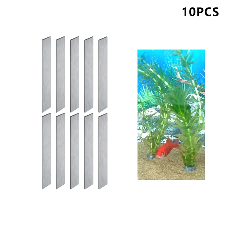 10 Pieces Aquarium Plant Weights Collapsible Metal Aquatic Plant Weight AnchorAquarium Fixed Fish Tank Plant Anchor