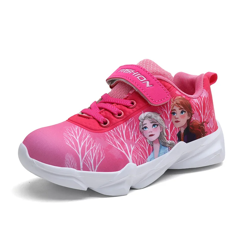 Disney Frozen Elsa Anna scarpe sportive 2023 nuovi bambini Sneakers Casual bambini scarpe da Tennis marea ragazzi scarpe da corsa taglia 25-36