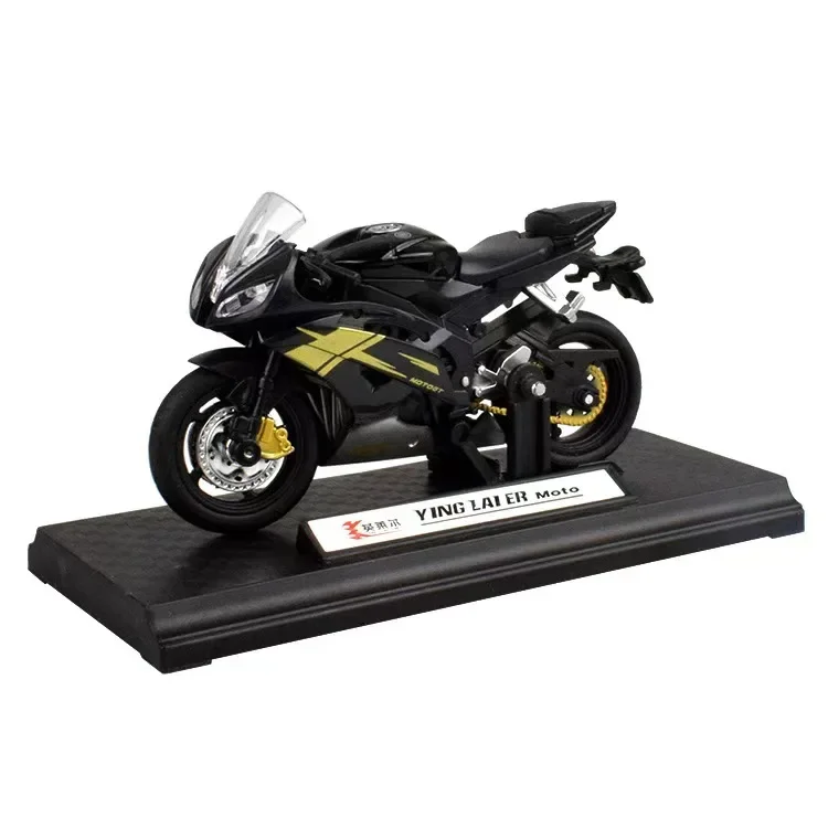 1:18 Home Alloy Car Decor Off-road Vehicle Collection Office Model Diecast Motorcycle Simulation Portable
