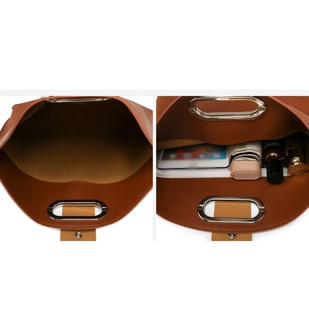 Elegante borsa tote per documenti da ufficio in PU Borsa per computer in tinta unita di grande capacità Borsa per laptop Valigette per ragazze