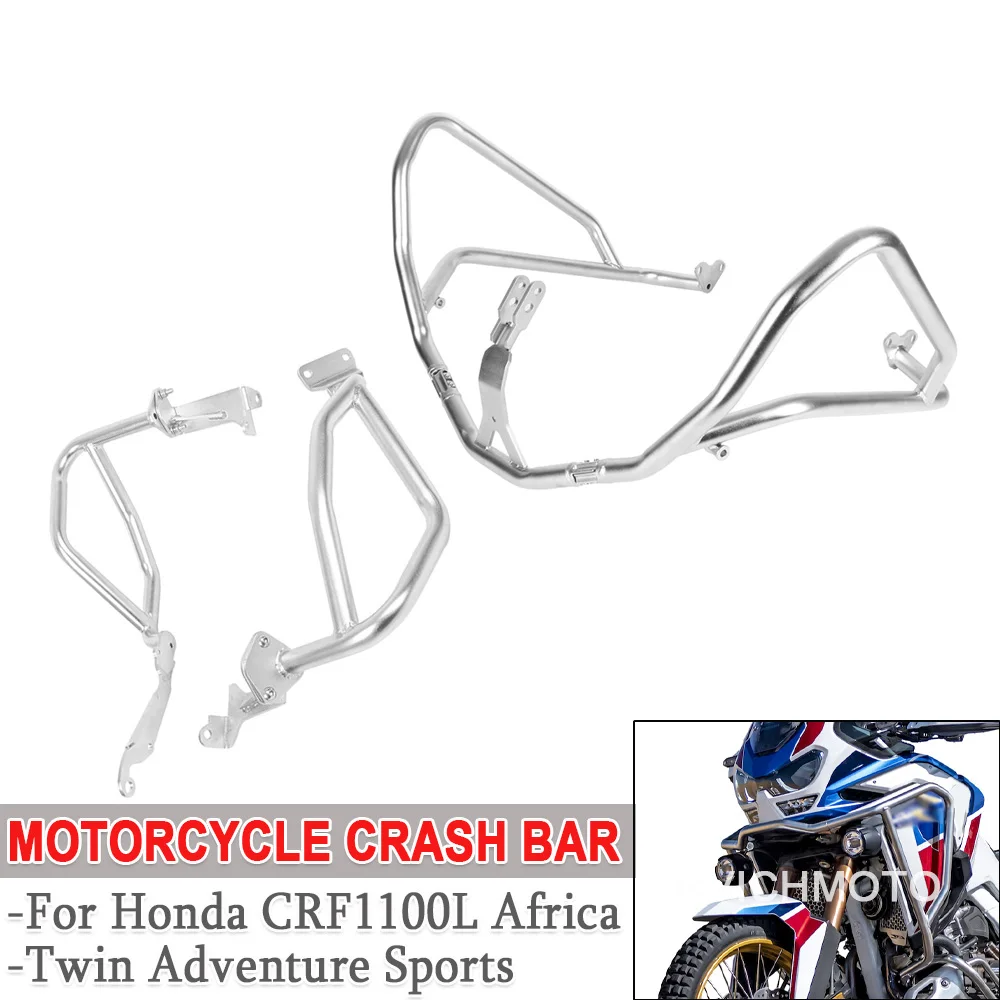 Motorrad-Motorschutz Highway Crash Bar Rahmenschutz Stoßstange Zubehör für Honda CRF1100L Africa Twin ADV Sports 2020-22