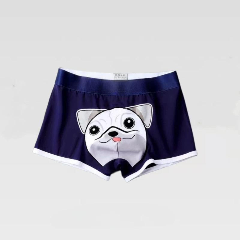 Plus Size Sports Sexy and Comfortable Men's Boxers Boxer Shorts Dog Briefs New Men's Briefs Caton Husky Comfortable Breathable