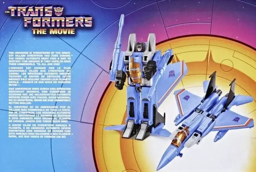 อะนิเมะ Takara Tomy Hasbro Transformers Retro TF1986 ภาพยนตร์ G1 Thundercracker Walmart Action Figure Collection เครื่องประดับของเล่น