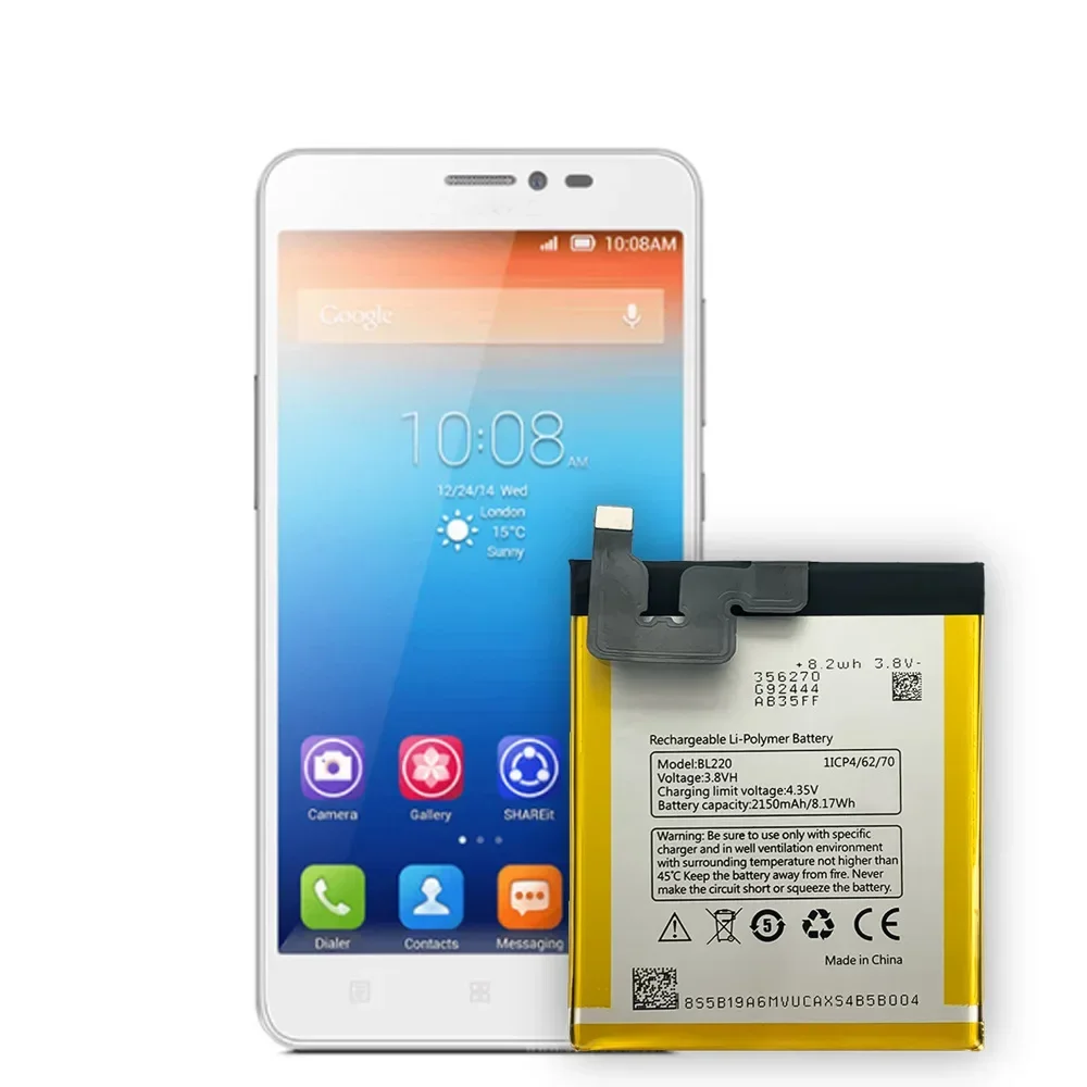 

BL220 Battery For Lenovo S850 S850T Batterie Bateria Batterij Accumulator For AKKU BL-220 2150mAh High Quality Internal +Tools
