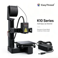 EasyThreed Mini 3D Printer for Kids and Beginners – 100 × 100 × 100mm Build, Low Noise, Fast Assembly
