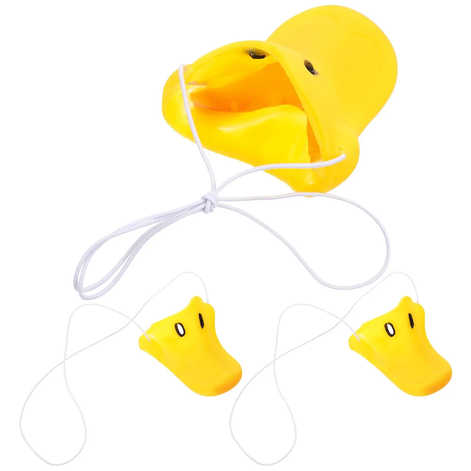

3pcs Duck Cosplay Small Compact Party Carnival Decorative Prop Supply Simulation Prop Replaceable Halloween Toy