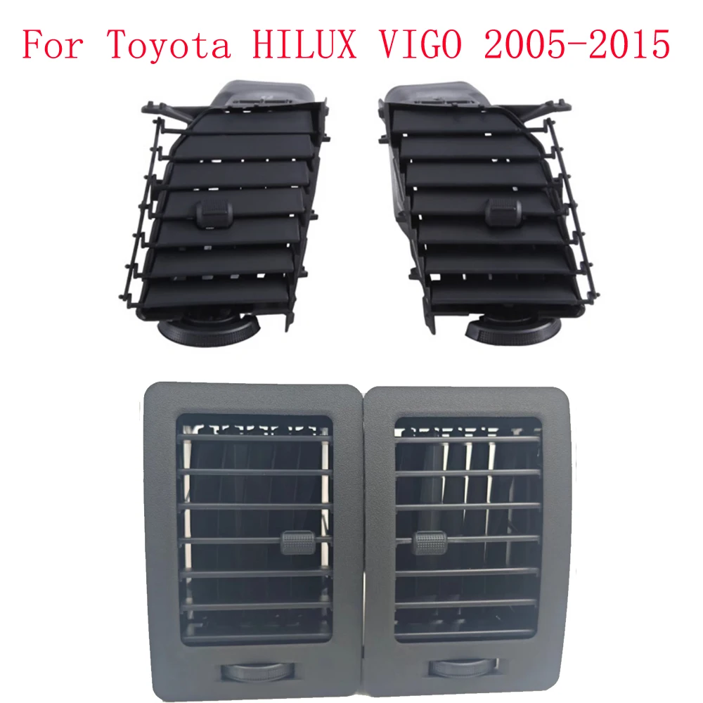 Car Front Central Dashboard Panel Left Right Air Vent Outlet Assembly For Toyota Hilux 2004-2015 Parts A/C Air Vent Outlet
