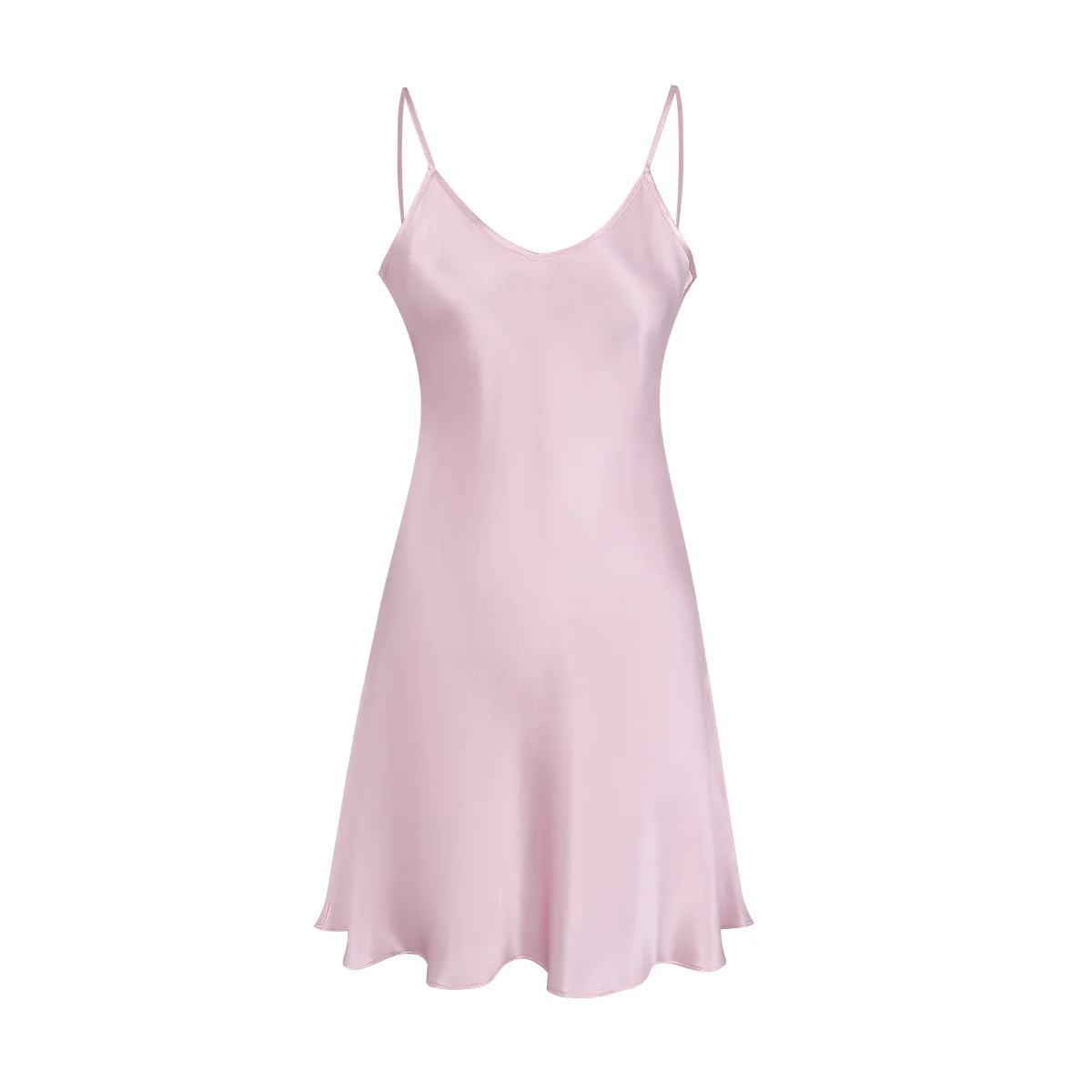 Women\'s Silk Nightdress Summer Sexy Slip Dress Pure Desire Style Mulberry Silk Silk Pajamas