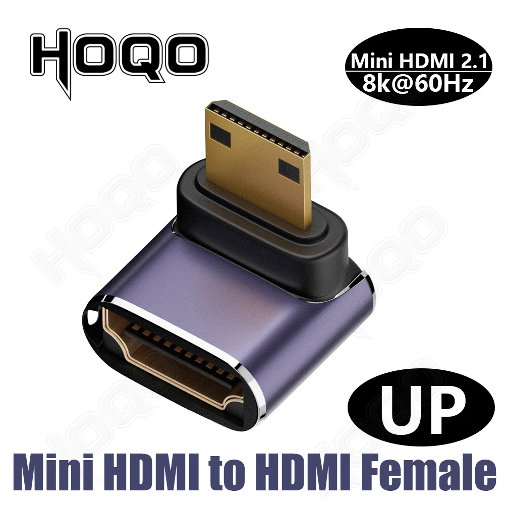 mini hdmi 90/180 degree adapter UHD 4k@120hz 8K@60Hz mini hdmi to hdmi for Z16P Portable monitor