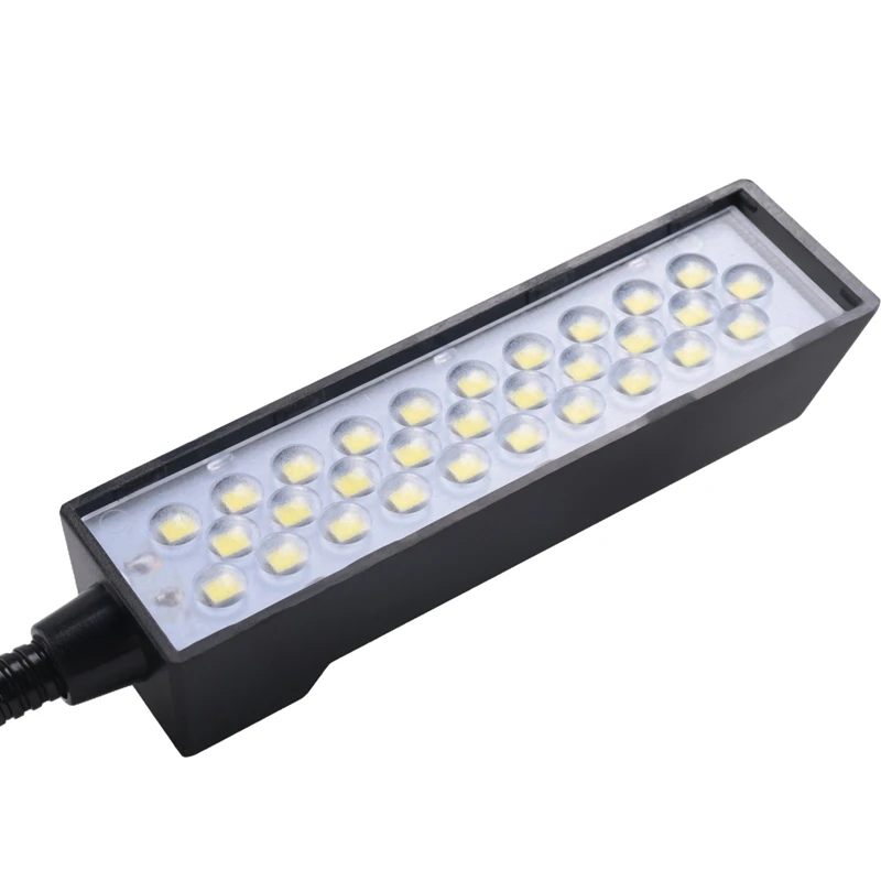 2X Dimmable 30 LED Sewing Machine Light Sewing Lighting For Workbench Lathe Drill Press Flexible Arm Work Lamp US Plug