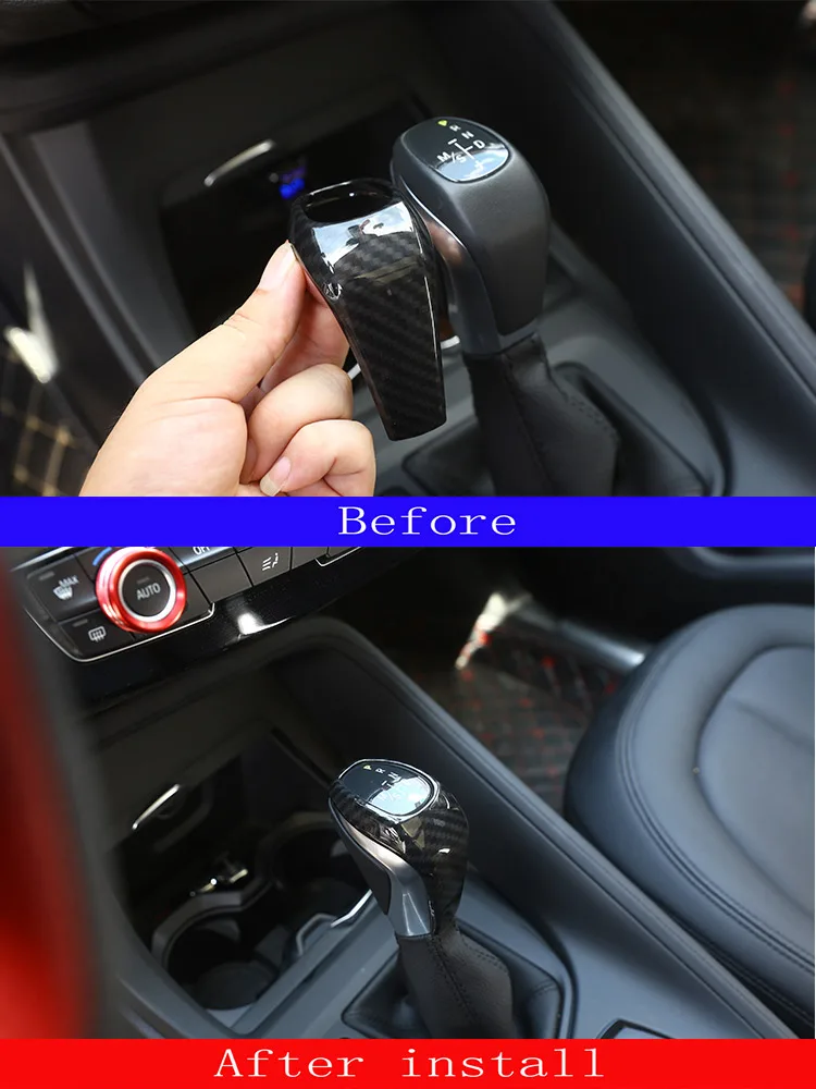Für BMW X1 F48 2016-2019 ABS Auto Shift Kopf Abdeckung Dekorative Aufkleber Auto Innen Zubehör Für BMW 2er F45 F46 2015-201 – Detail 1