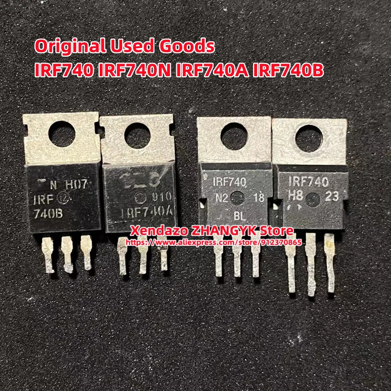 220 MOSFET N-CH, IRF740, IRF740N, IRF740A, IRF740B, 400V, 10A, TO220AB, 로트당 10 개