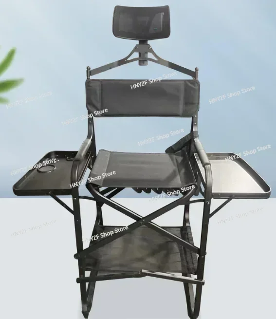 New Folding Portable Upgraded Director Makeup Artist Chair Metal Aluminum Beach Chairs Modern Wholesale Wooden Beach