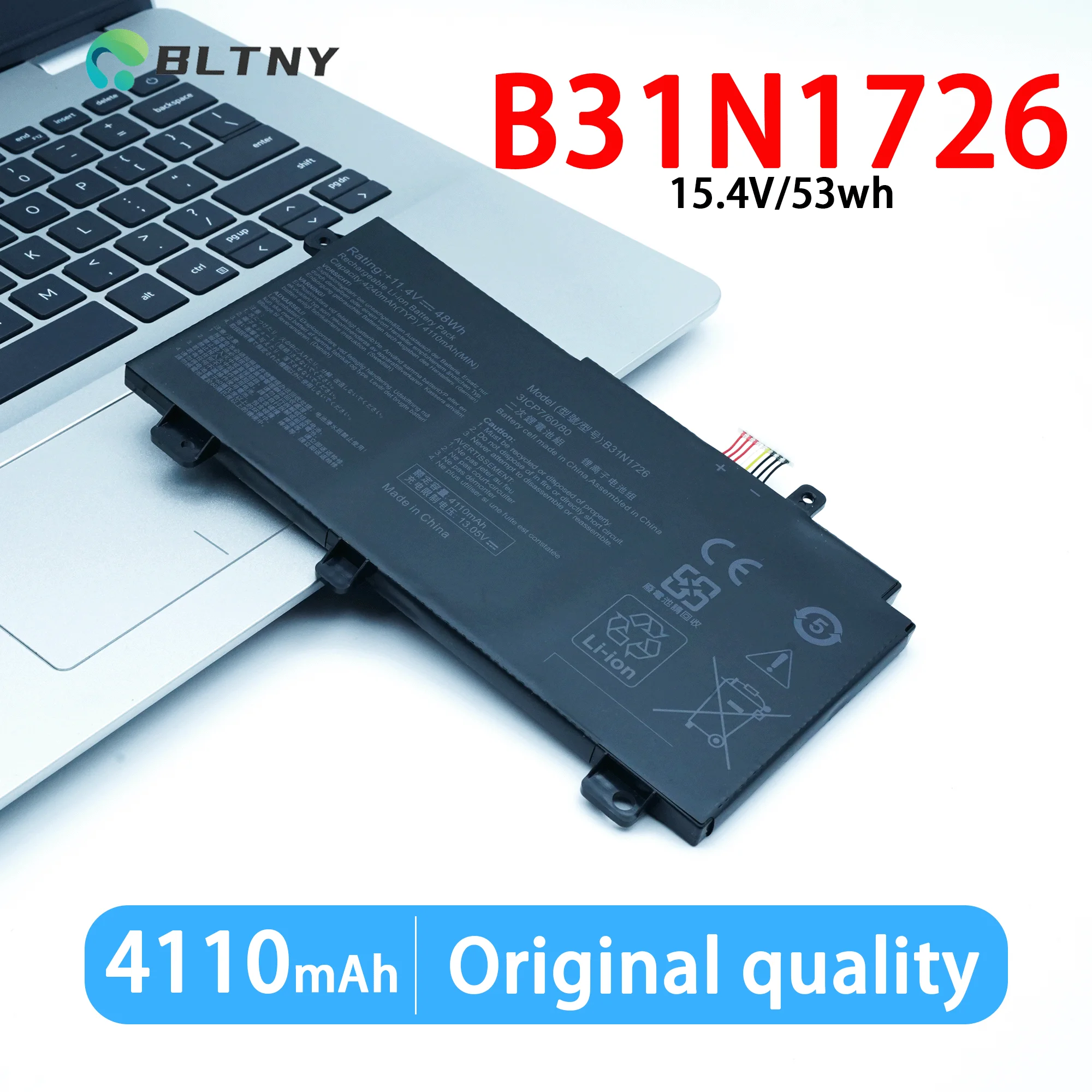 

B31N1726 Аккумулятор 53WH для ASUS TUF Gaming FX504G FX504GD FX504GE FX505 FX505DT FX504GM FX505DV FX505GE FX80GD FX80GE FX80G