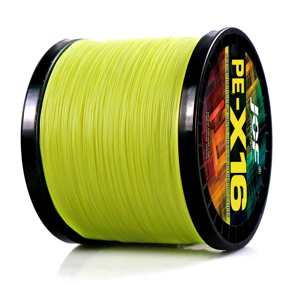 16 Strands PE Braided Fishing Line 0.16mm-0.8mm 25-200LB 100M 300M 500M 1000M 16x Core Fishing Sea Line Ocean Rock Fshing