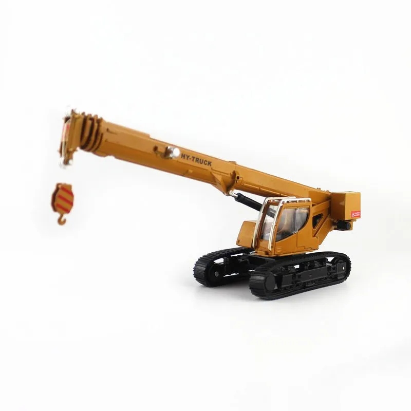 1:50 Crawler Crane Truck Car Toy For Boy, 1/50 Diecast Engineering Toy Vehicle Model Miniature Collection Gift For Children Kid