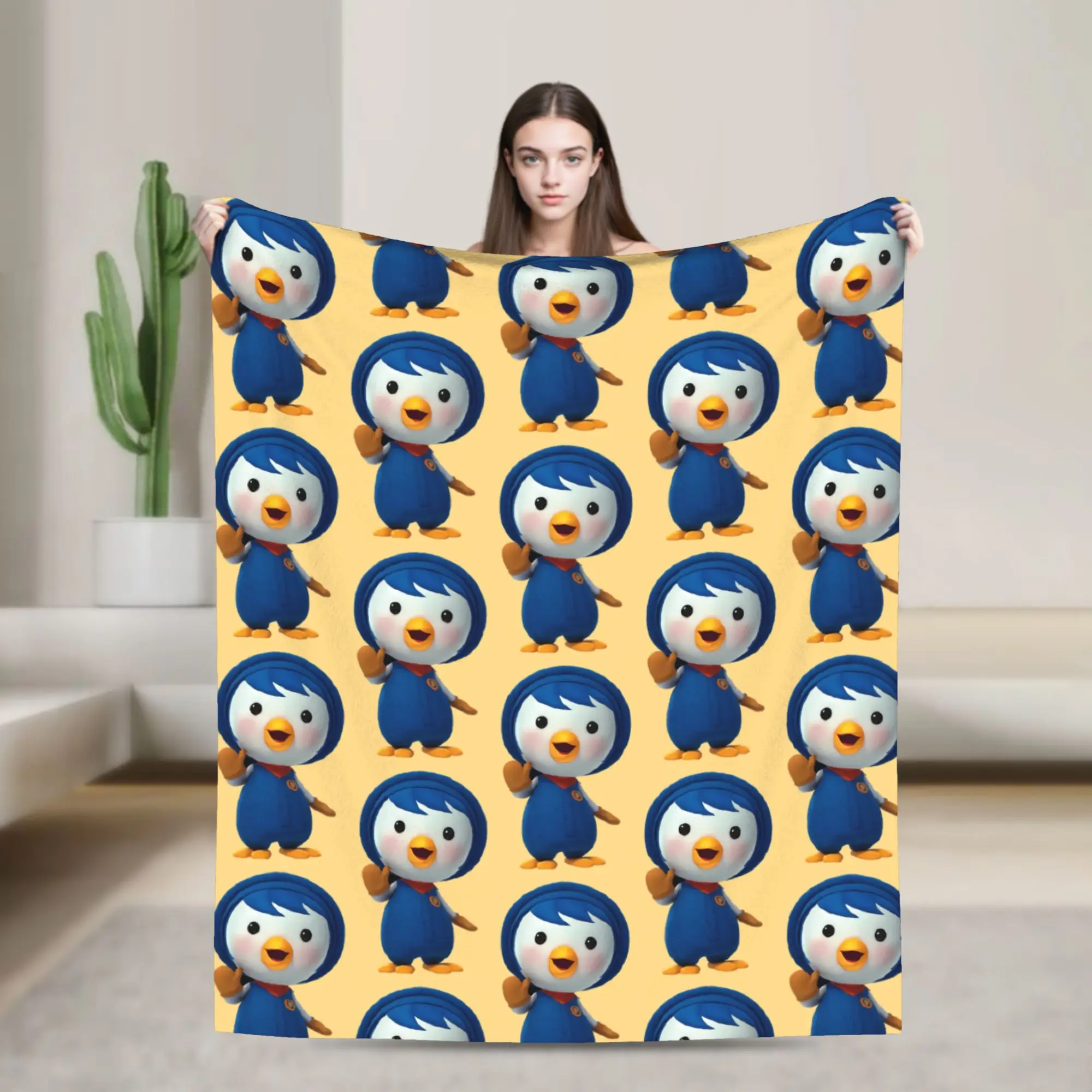 Pororos Movie Blanket Fleece Lightweight Throw Blanket for Car Sofa Couch Bed Rug