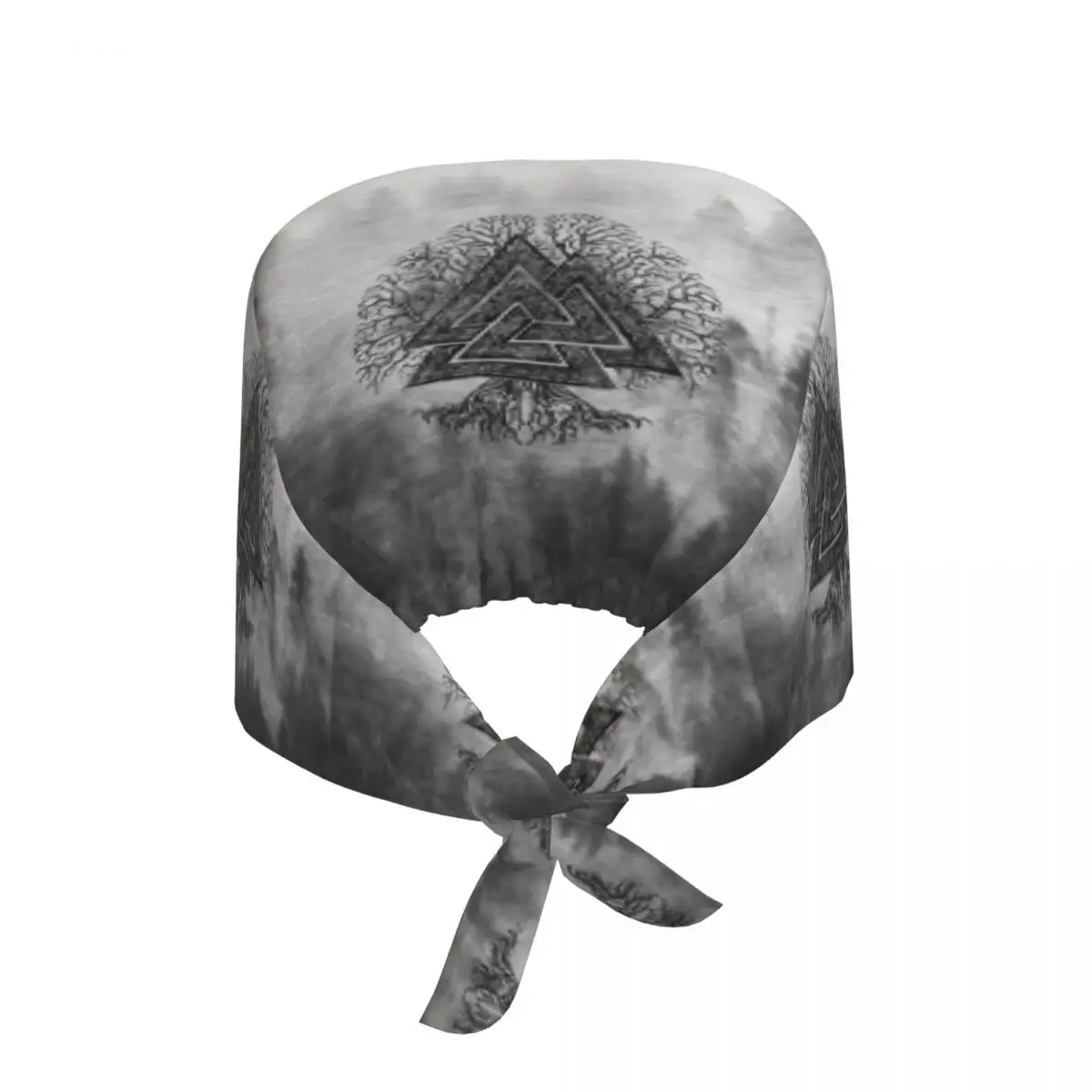 Custom Valknut And Tree Of Life Yggdrasil Medical Staff Scrubs Hat Men Women Viking Norse Doctor Nursing Surgical Cap Scrub Caps