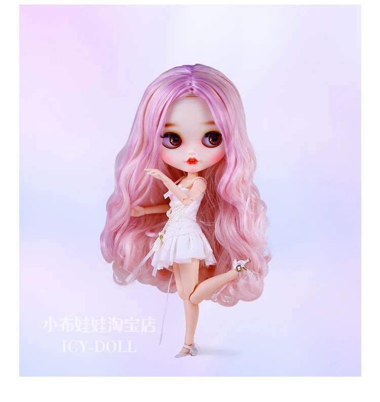 New Designed Pearl White Elegant Party Dress Doll Clothes For Barbi ICY Blythe Licca Dolls Fashion Outfit Accessories
