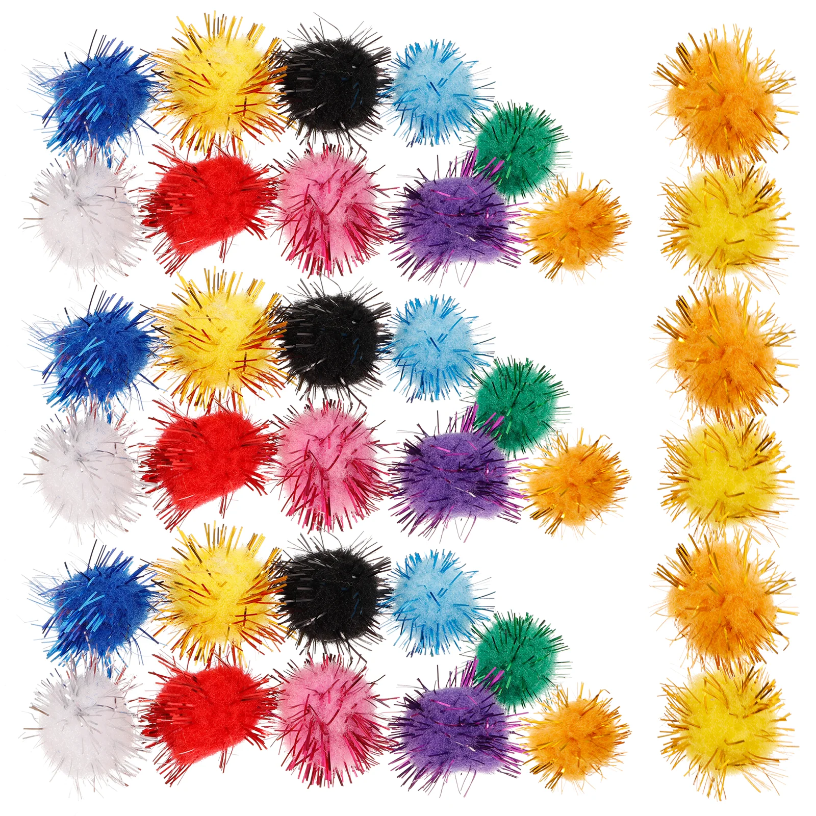 

500Pcs 20mm Pom Poms Assorted Colors for DIY Crafts Decorations Creative Projects Color Balls Decorations