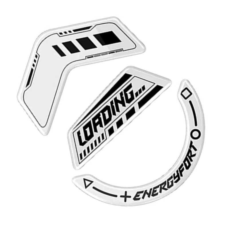 1Set Round Curved Edges Mouse Feet Glass Mouse Skates for G502 X Lightspeeds / G502 X Dropship