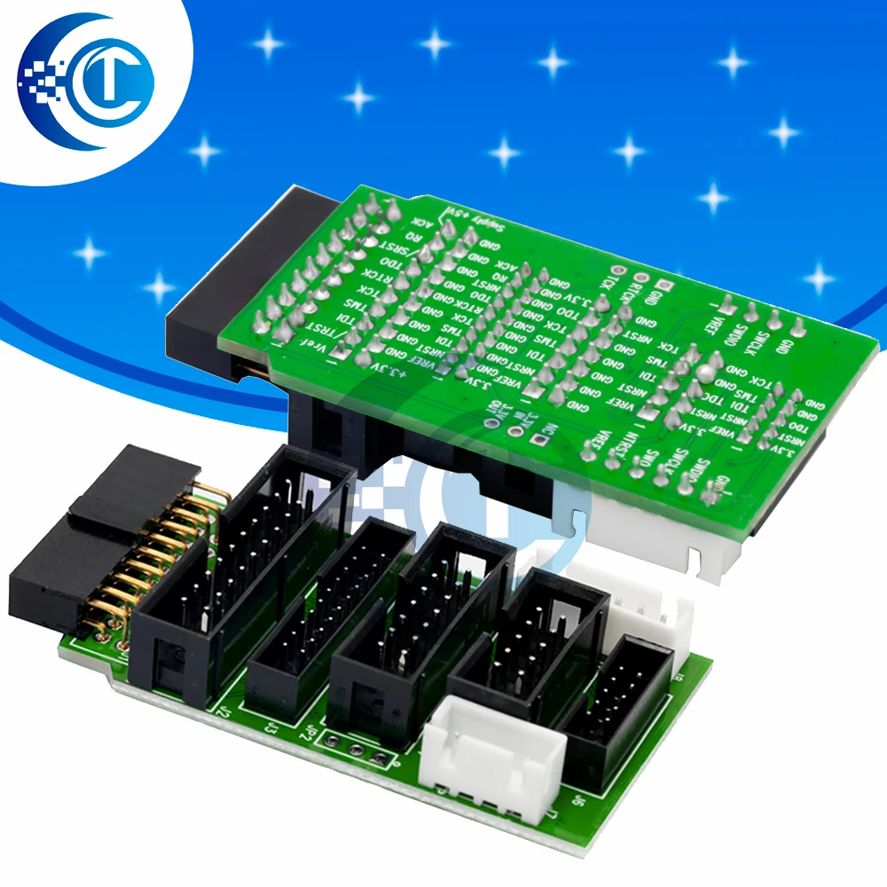 ARM-Compatible JTAG Adapter: For J-LINK/ULINK2 V8 Emulators, Works with TQ2440 & MINI2440 Development Boards