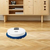 Mopping Machine With Dry Wipe Wet Wipe USB Charging Cable & Water-refilling Bottle 3 In 1 Smart Dust Auto Sweeper ABS
