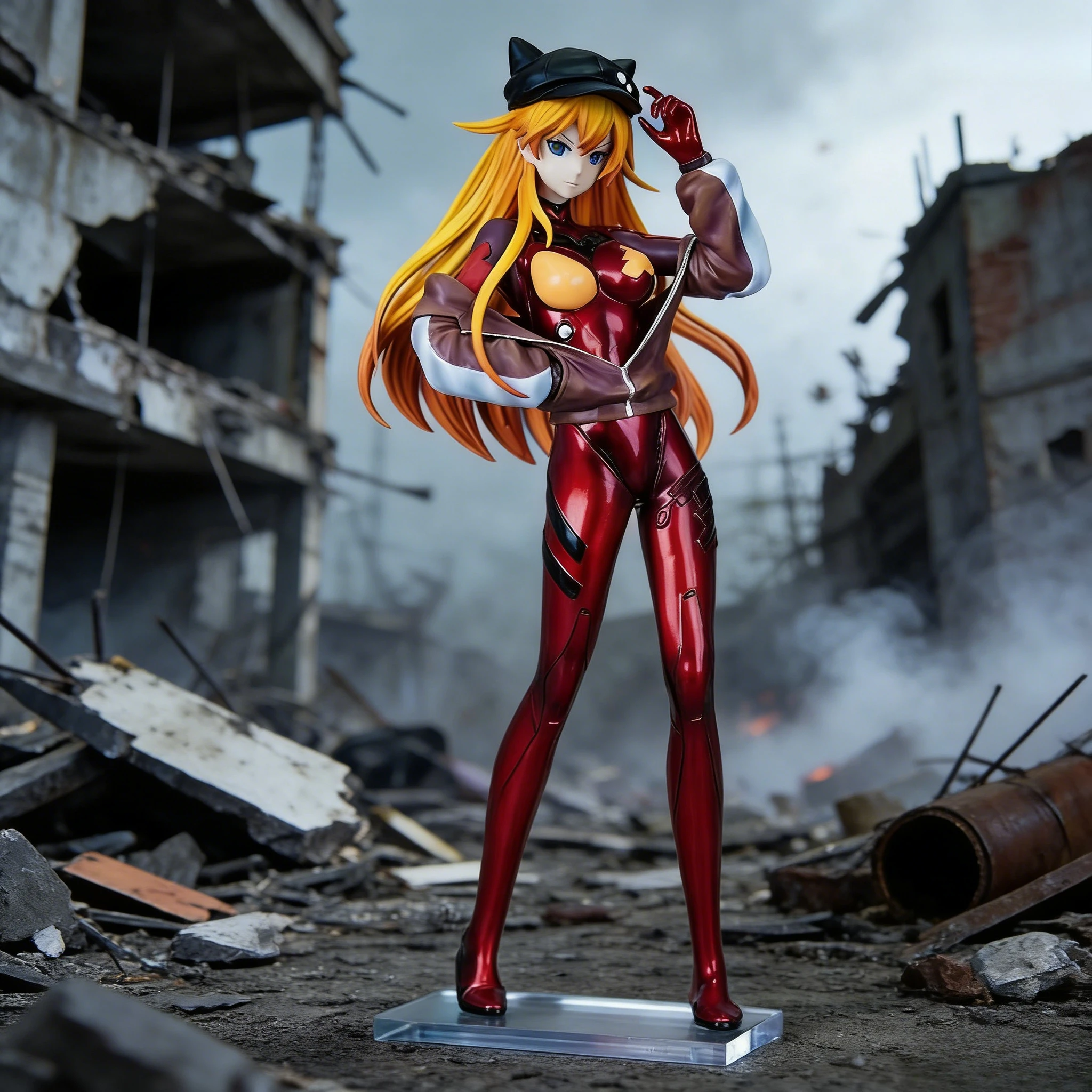 Limited Edition Anime Eva Baseball Uniform Girl Figurine Moe Collectible Pvc Static Model 250mm Japan Origin Anime Themed Gift