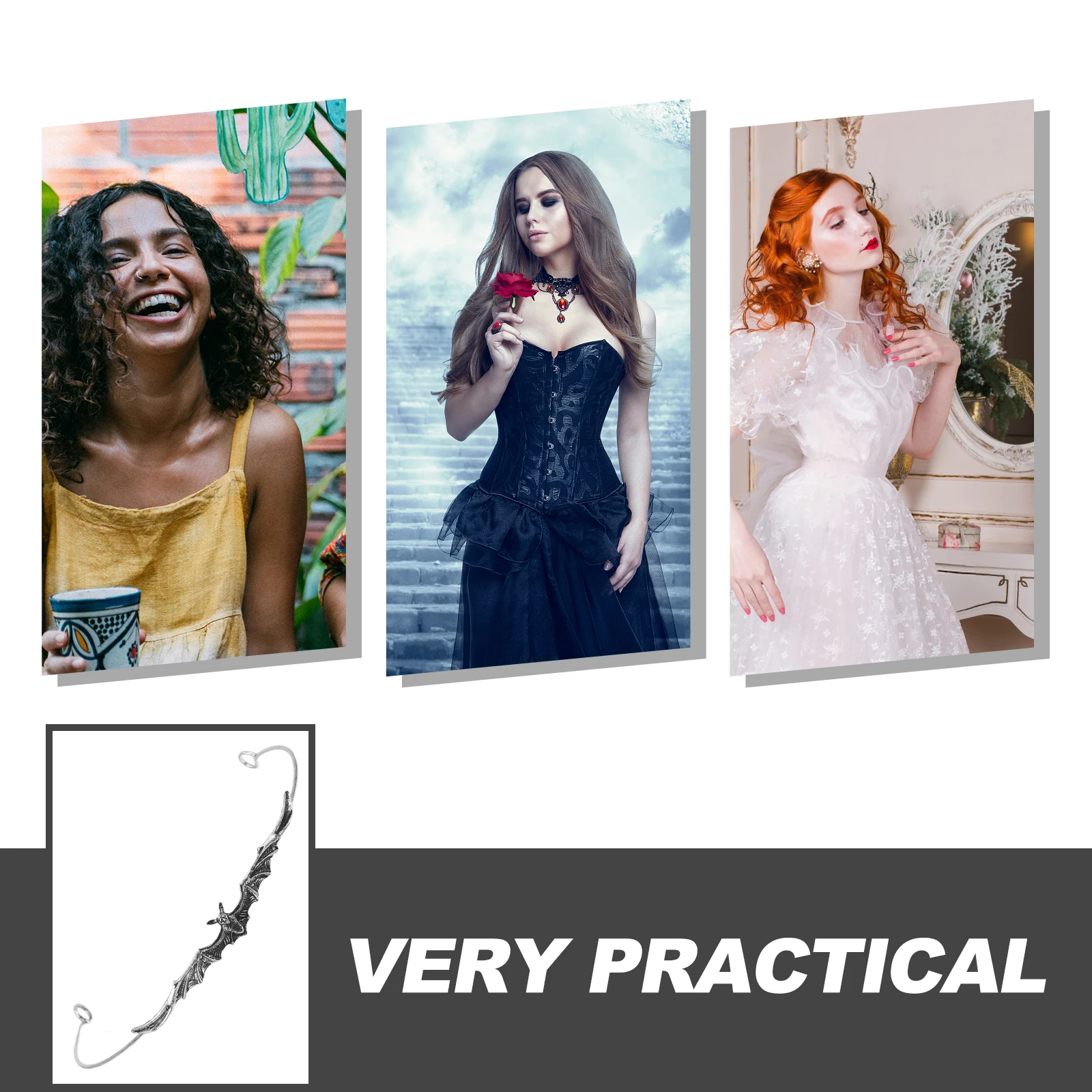 

Halloween Bat Wing Headband Zinc Alloy Material Durable for Halloween Party Cosplay Costume Bat Wing Headband Cosplay Costume