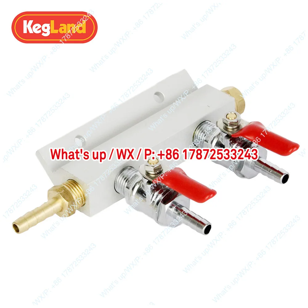 7mm carbon dioxide gas splitter, multi tube exhaust distributor