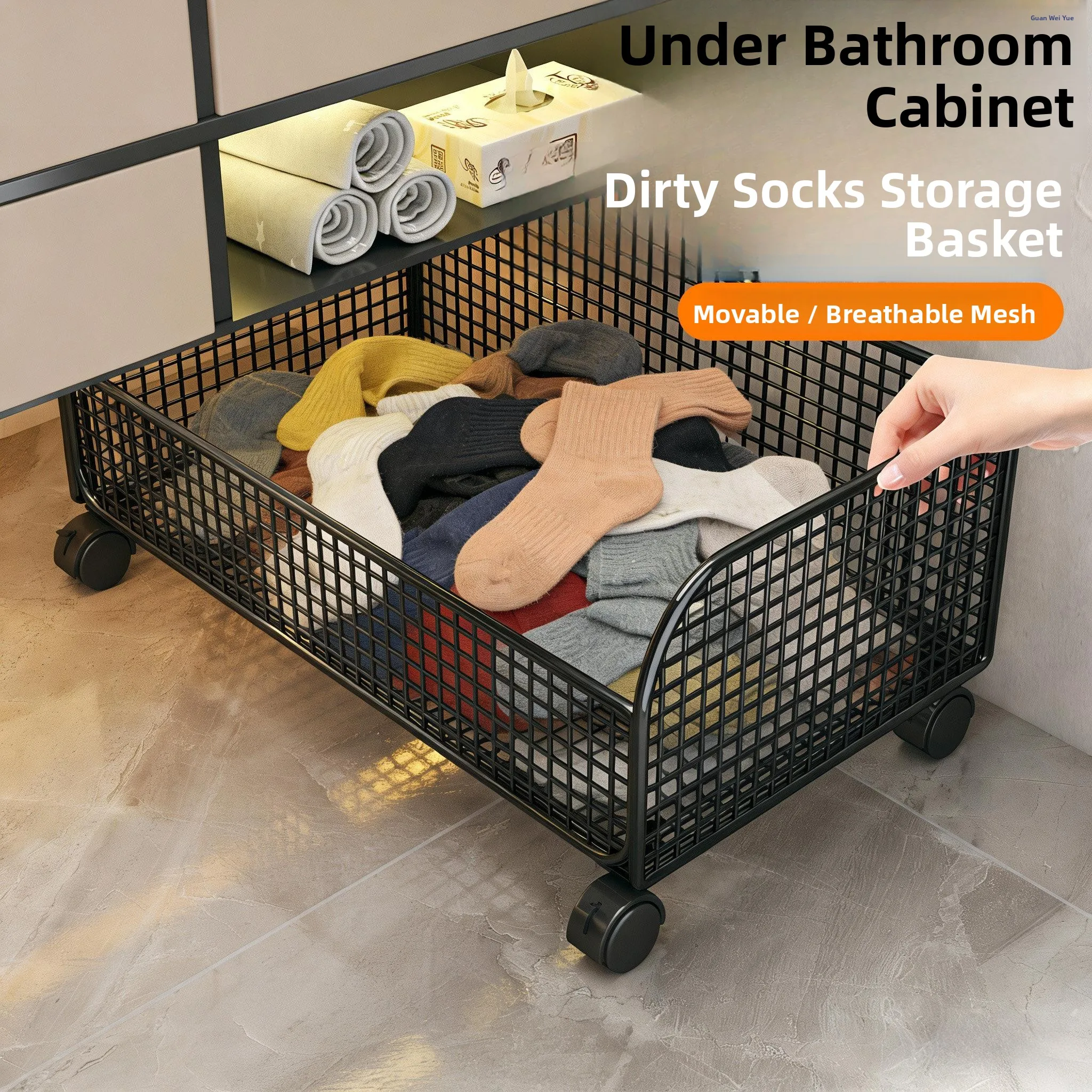 

Mobile Dir Laundry Basket with Wheels Batoom Organizer So Storage Caddy Nordic Sle Home Use Dir Clothes Cart