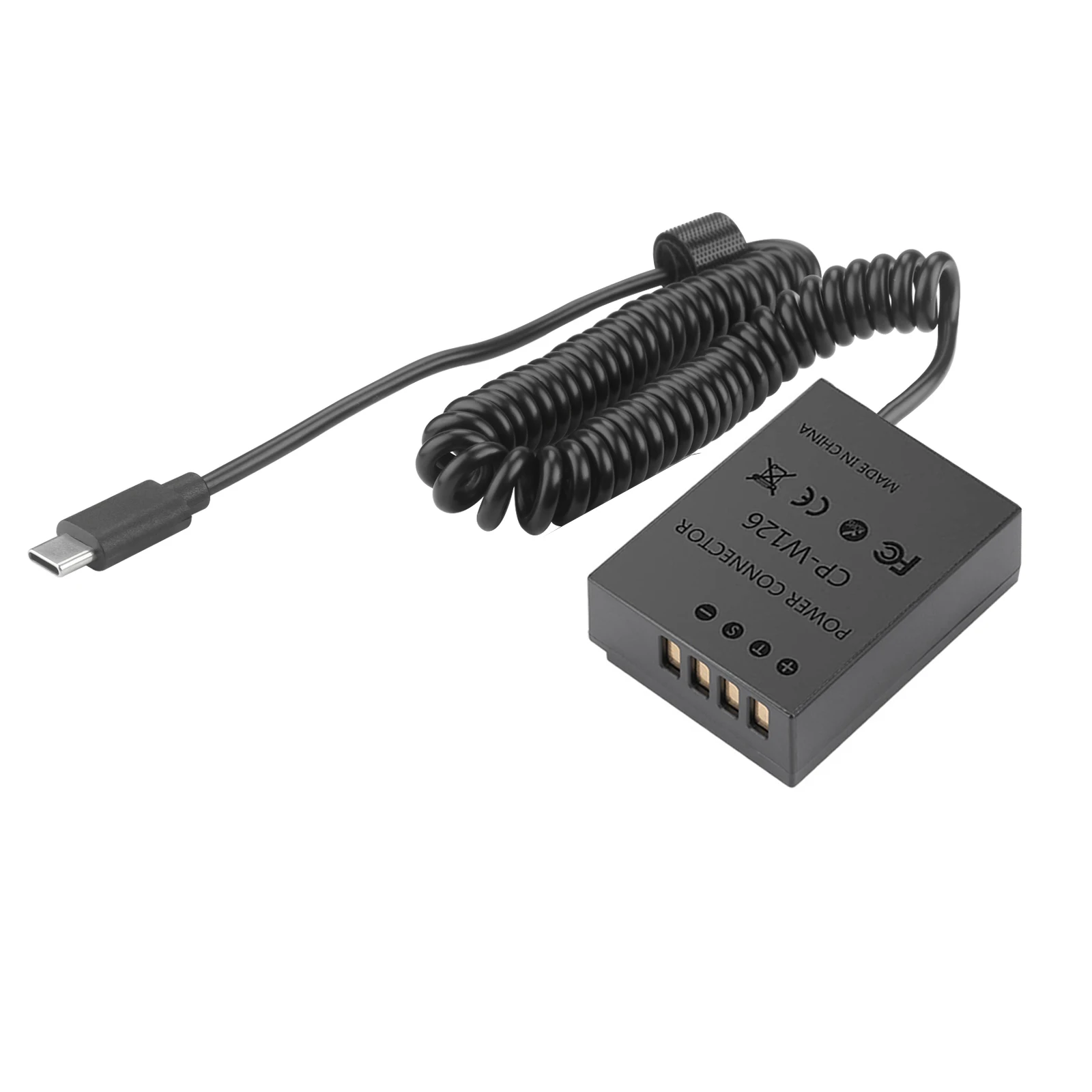 Adapter USB-C PD NP-W126 W126S NP-W126S łącznik zasilania imitacja baterii Adaptda DC do Fujifilm X-T3 XT2 XT30 XS10 XT200 XT100 X100V