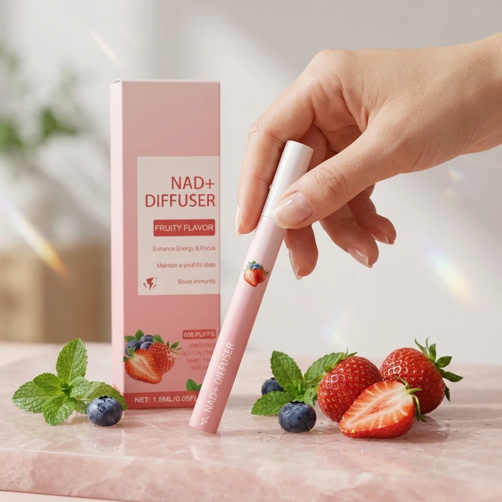 Herbal Energy Stick NAD+ Diffuser Enhance Focus Boost Immunity Improve Body Vitality Soothing Relax Breathing Air Freshener Pen