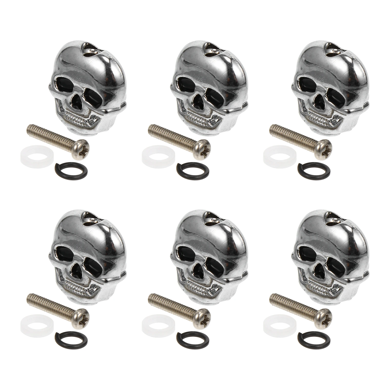 

6 Pcs Classical Guitar Electric Buttons Accessories Acoustic Tuning Keys Locking Tuners