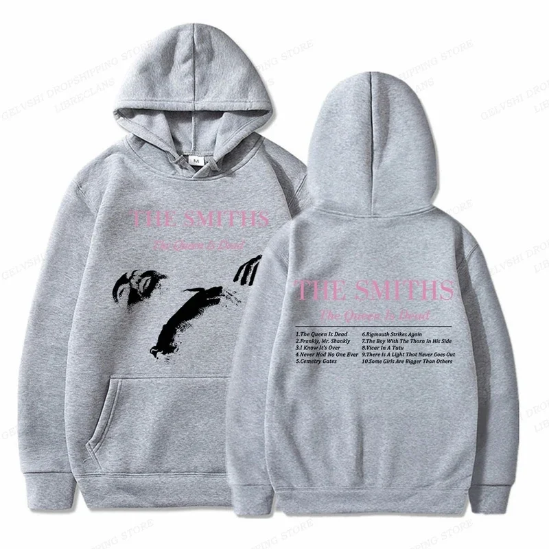 The Smiths Women Fashion Hoodies Y2k Sweatshirts Sweats Rock Band Sweatshirts Coats Sportwear Tracksuits Long Sleeves Hoodies