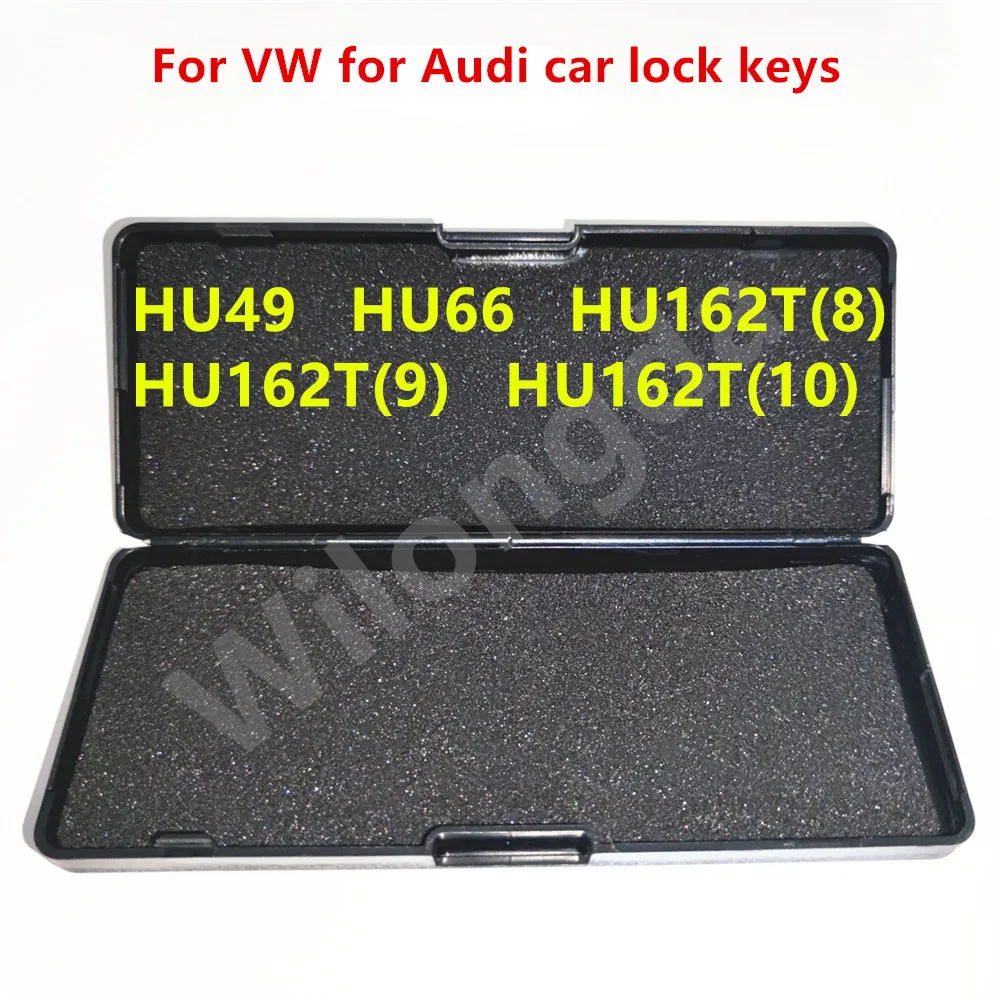 LiShi 2 in 1 2in1 2-in-1 HU49 HU66 HU162T(8) HU162T(9) HU162T(10) 8/9/10 CUT Locksmith Tools For VW for Audi car lock keys