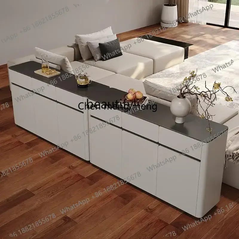 خزانة جانبية لتناول الطعام من xzxSlate، بهو دخول على الحائط، خزانة مدخل، غلاية ذكية منزلية، خزانة شاي متكاملة #5