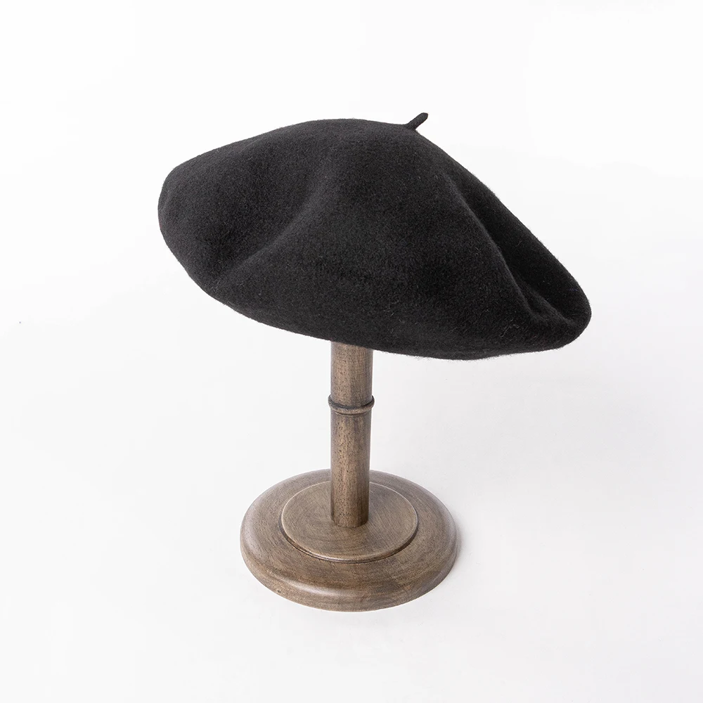 Wool Beret with extra big size 32cm Diamter Unisex Beret plus size knitted wool beret